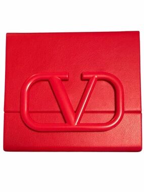 Valentino V Logo Mini Case Lipstick Set Rosso Jewelry Case 3 Matte Shades NIB